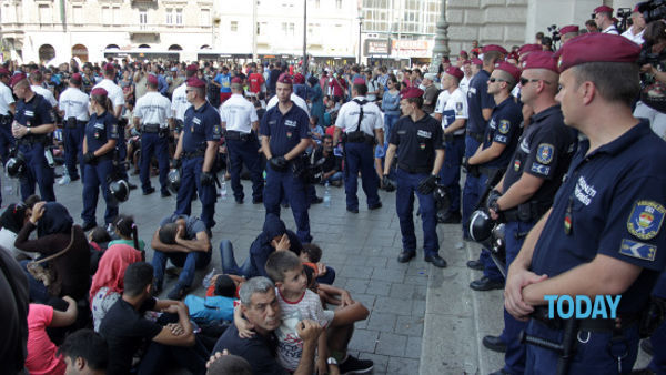 Il dramma dei migranti in Ungheria Foto Infophoto (16)
